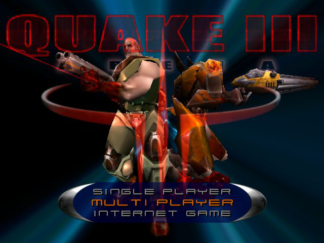 Quake III Arena Title Screen